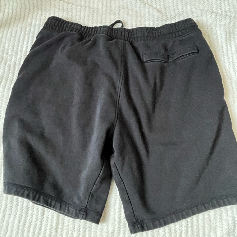 Gymshark Black Athletic Drawstring Shorts with White Logo - Picture 3 of 5